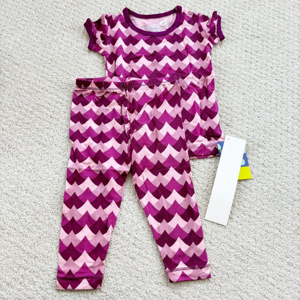 Kickee Pants Melody Waves Short Sleeve Pajamas